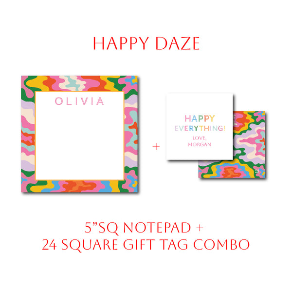 Notepad + Gift Tag Holiday Stationery Set Special