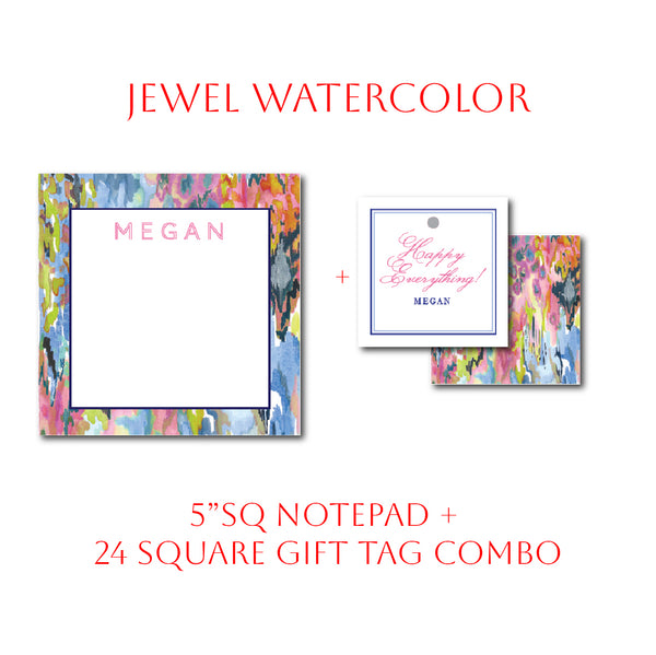 Notepad + Gift Tag Holiday Stationery Set Special