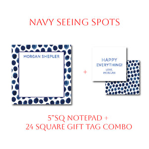 Notepad + Gift Tag Holiday Stationery Set Special