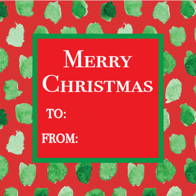 Deck the Halls Gift Tag Stickers