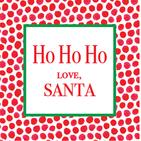 Ho Ho Ho Square Gift Tag