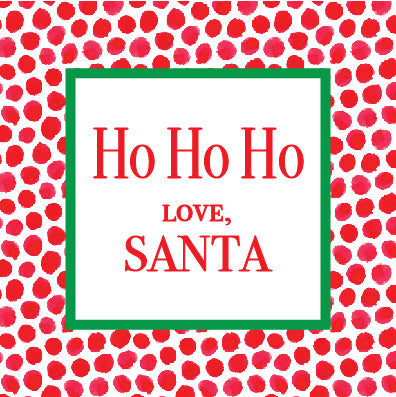 Ho Ho Ho Gift Tag Stickers