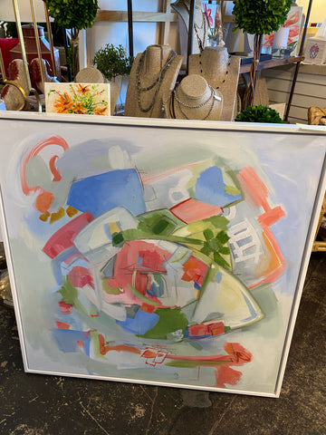 custom framing white 36"x36"