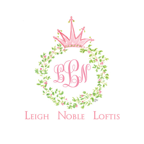 Crown Wreath Gift Tag