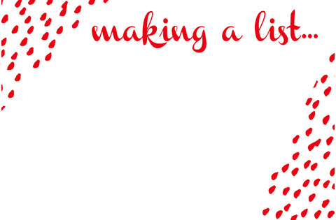 Wish list for Santa Notepad