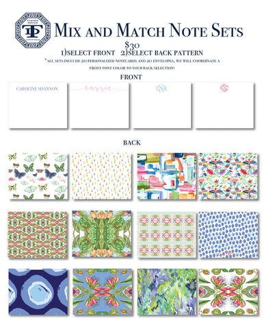 Spring Special MIX AND MATCH NOTE SETS
