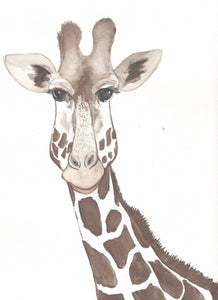 Giraffe Gift Tag