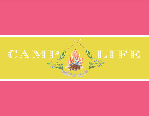 Camp Life Postcard - Girl
