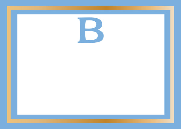 Alphabet Foil Note Card