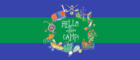 Boy Camp Crest Slim Note Card