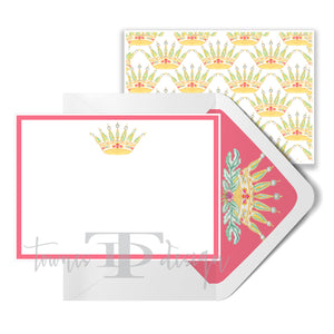 Crown Note Card set