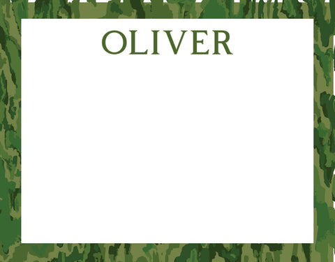 Camo Notecards