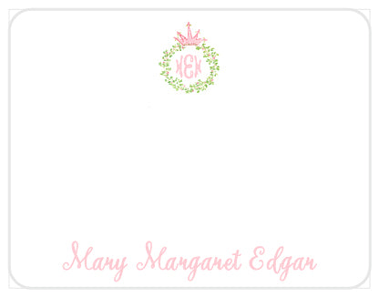 Crown Wreath Note Card set