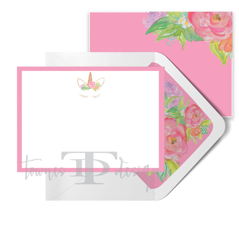 Unicorn Note Card set